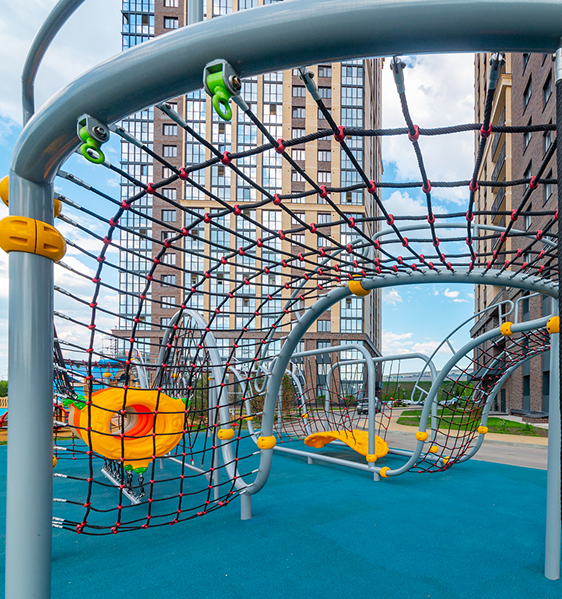 Детская площадка во дворе ЖК «Чкалов 7»